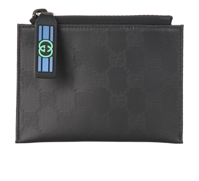 Gucci GG Card Case, &pound;180, Accessories, Black, Leather, Front view